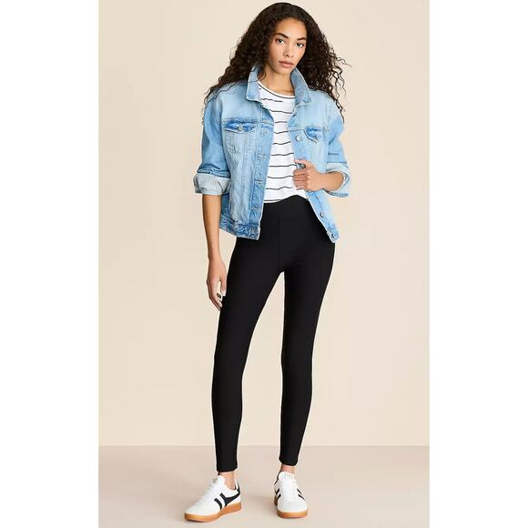 Lou & Grey Signature Softblend Leggings M NWT Black Capsule Lounge Ankle - Picture 1 of 4